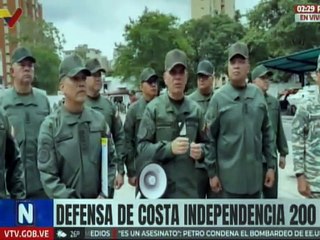 Vcpte. Sect. Padrino ratifica que Ejercicio Independencia 200 consolida la milicia territorial
