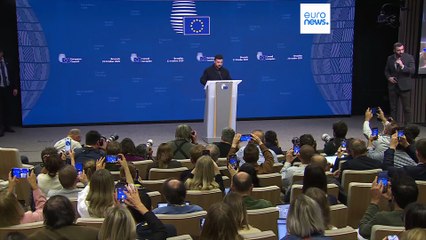 "Más presión sobre Rusia: ese es el plan", dice Zelenski a los líderes de la UE en Bruselas