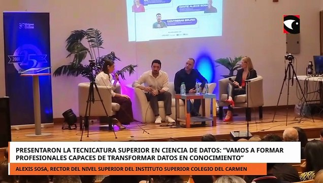 Presentaron la Tecnicatura Superior en Ciencia de Datos “Vamos a formar profesionales capaces de transformar datos en conocimiento”