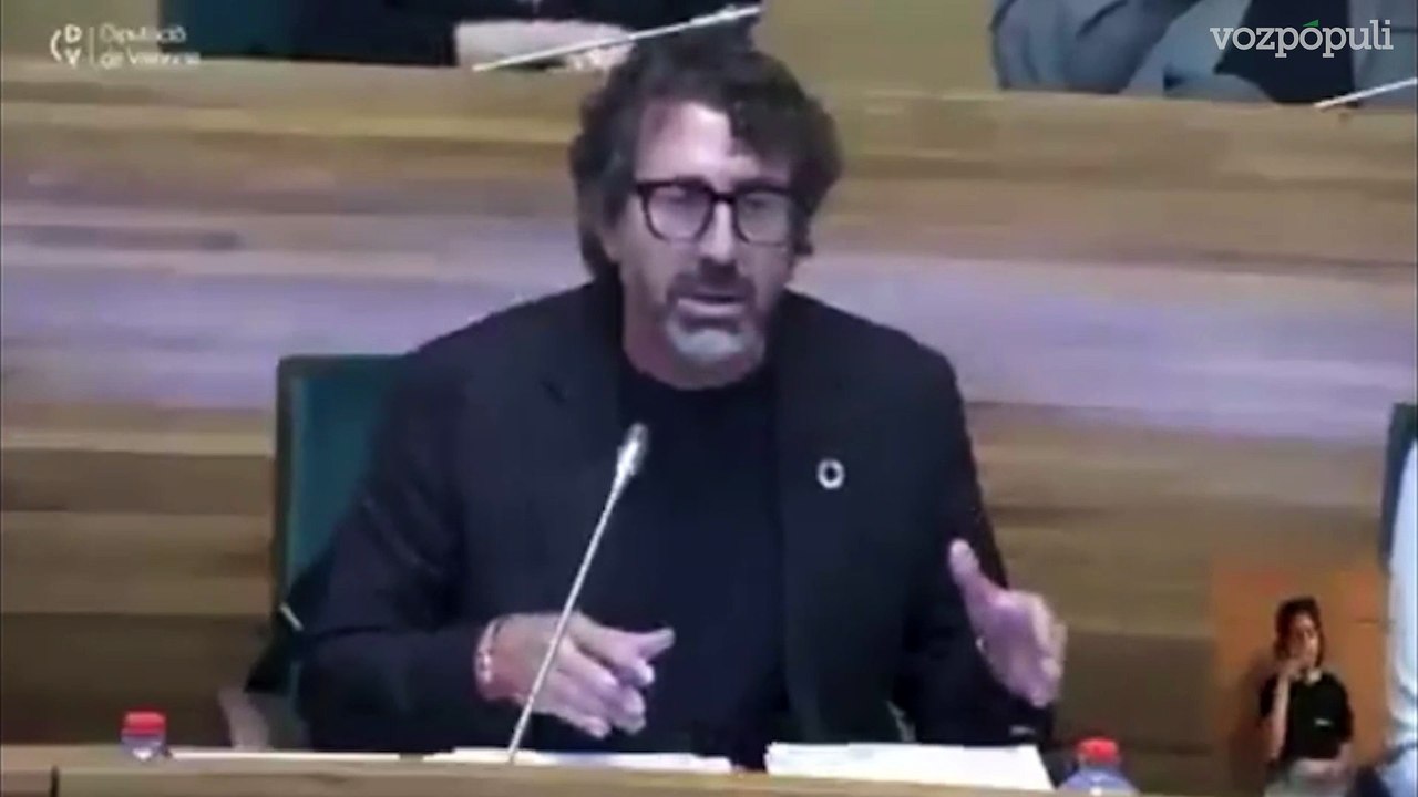 El 'show' del número dos de Diana Morant en el pleno: "Vox es ETA, el PP es ETA"