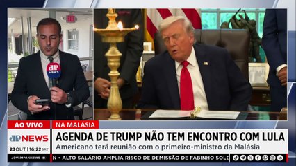 ESFRIOU? Agenda de Trump não tem encontro com Lula na Malásia