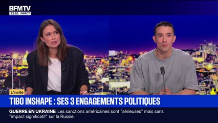 Récupération politique: “Quand je mets en avant le drapeau français, ce n’est pas pour servir l’intérêt de l’extrême-droite”, assure Tibo InShape, créateur de contenu