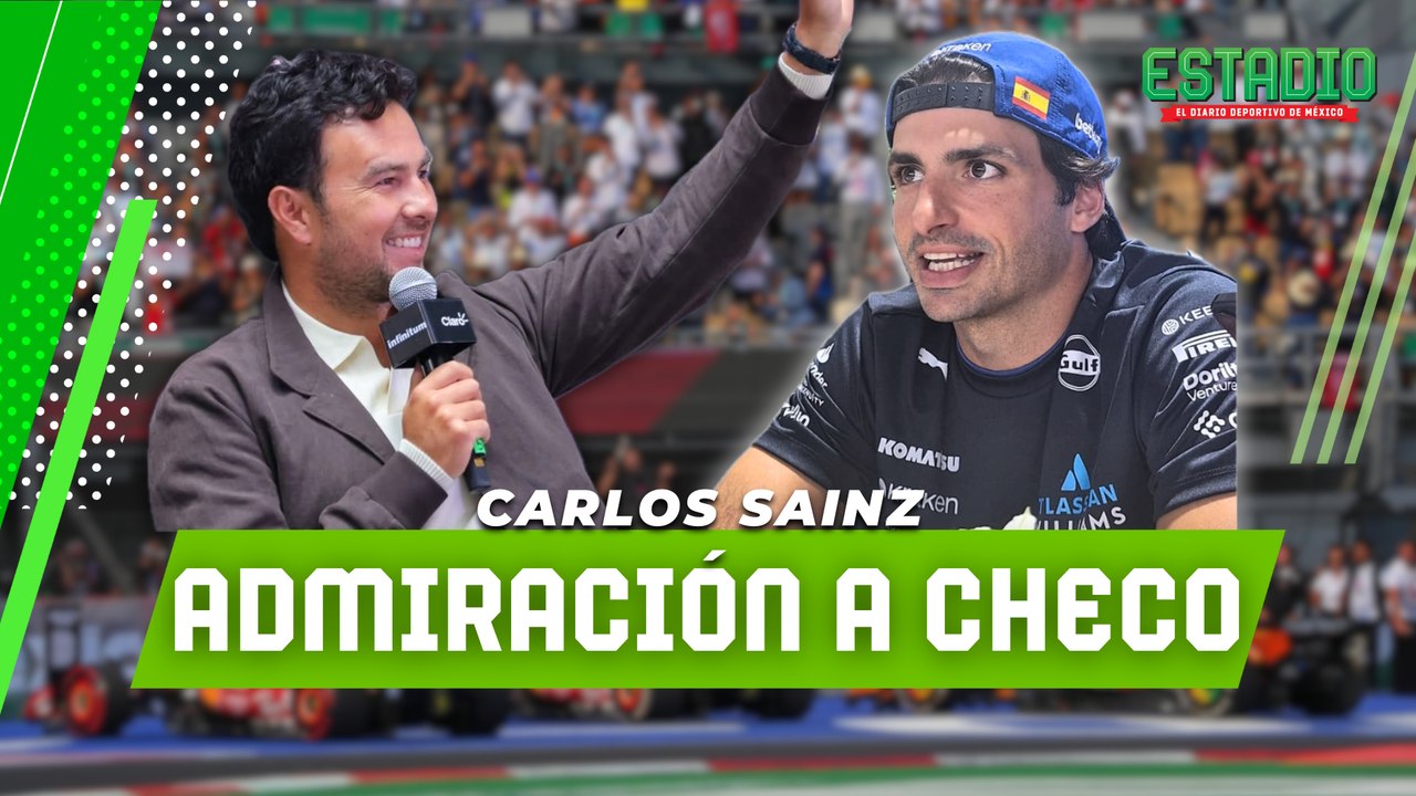 Carlos Sainz ADMIRA a Checo y al PÚBLICO MEXICANO | Estadio Deportes