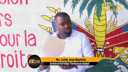 Pati politik konviksyon pou chanjman kritike otorite yo yo di ki echwe