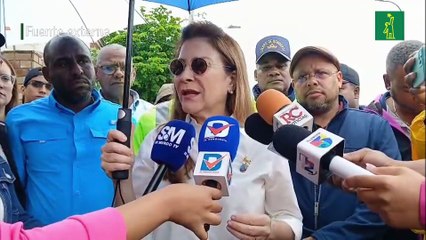Carolina recorre La Ciénaga y Villa Juana supervisando trabajos de la Alcaldía del DN ante incidencia de tormenta