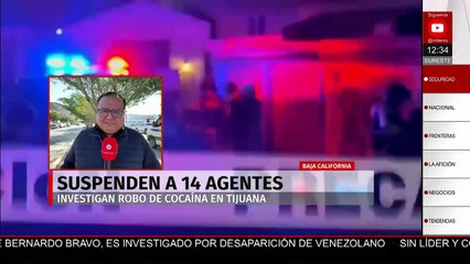 Suspenden a 14 policías de Tijuana y Mexicali por presunto robo de droga