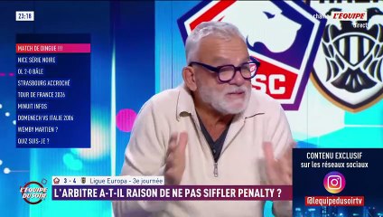 L'arbitre a-t-il raison de ne pas siffler penalty ? - Foot - Ligue Europa