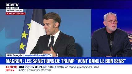 Macron : "Une pression maximale sur la Russie" - 23/10