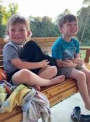 Family Rescues and Adopts Homeless Dog in Their Yard