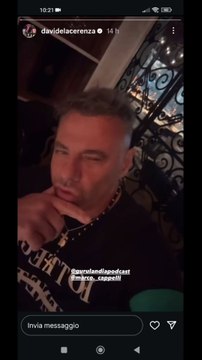 davidelacerenza a cena dopo la fine degli arresti domiciliari