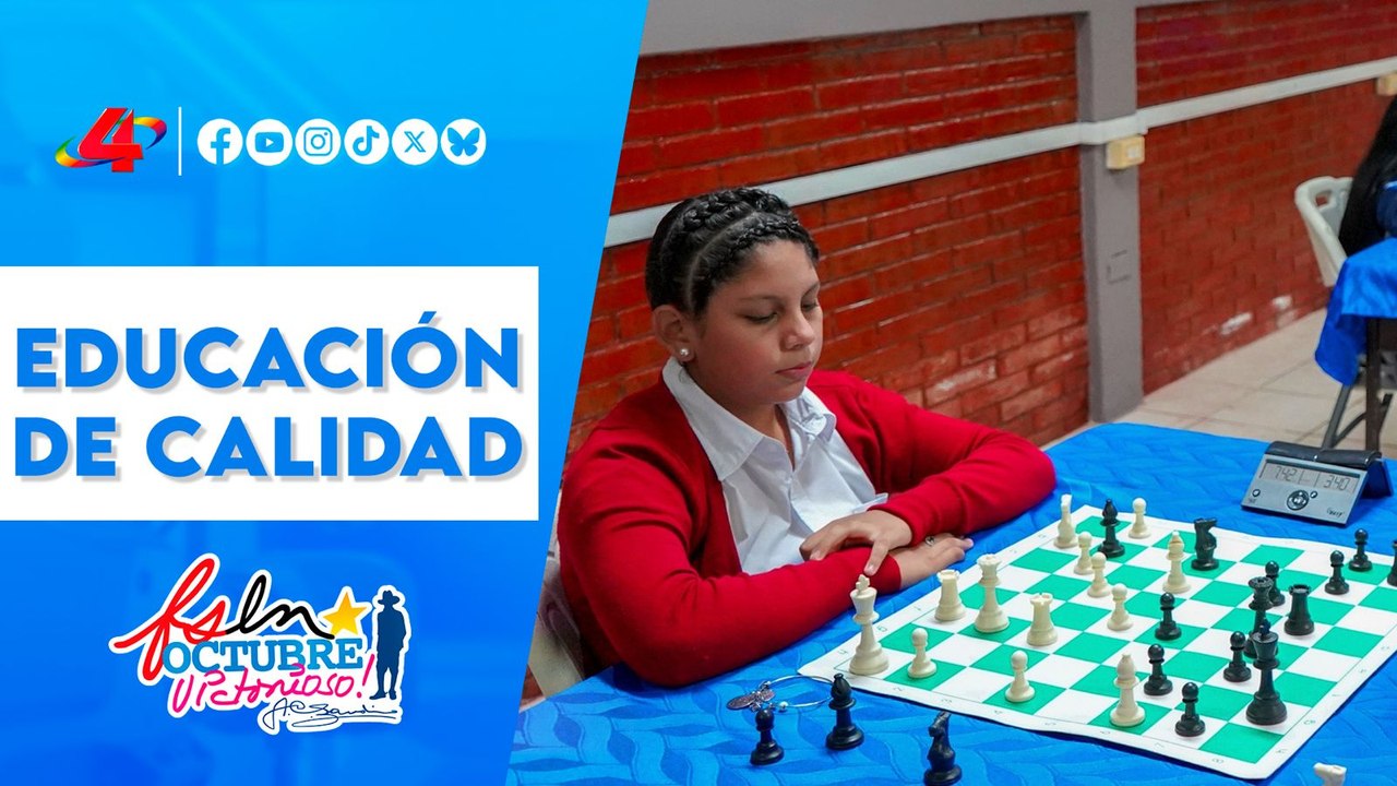 MINED: olimpiada de ajedrez ♟️ "Reyes y Reinas del Tablero" impulsa la educación de calidad