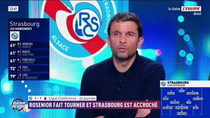 Rosenior fait tourner et Strasbourg est accroché - Foot - Ligue Europa Conference - Strasbourg