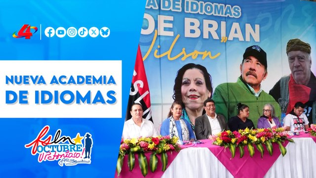 UNAN-Managua: Inauguración🎙️ de la Academia de Idiomas Héroe Brian Wilson ¡Abre sus puertas! ✅