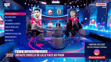 LOSC 3-4 PAOK : Faut-il retenir la défaite ou le superbe match ? - L'Équipe du Soir - extrait