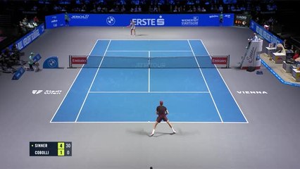 Sinner wins all-Italian clash to make Vienna quarters