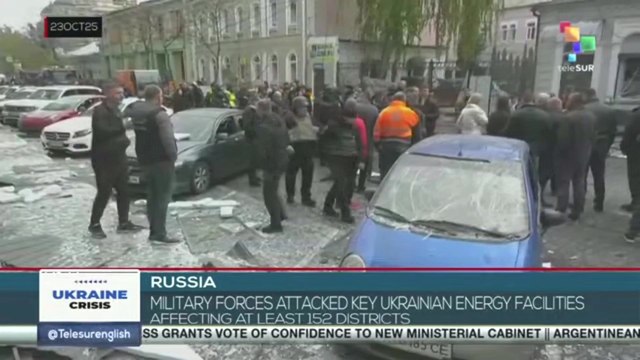 Russia | Military forces attacked key Ukrainian energy facilities affecting at least 152 districts