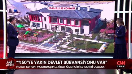 Bakan Murat Kurum, Yüzyılın Konut Projesi'ne katılım şartlarını ve merak edilenleri Akıl Çemberi'nde anlattı