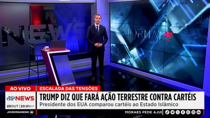 Sem citar a Venezuela, Trump promete ações terrestres contra cartéis de drogas