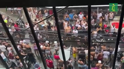 Teteos bajo la lluvia de Melissa en barrios de la capital