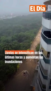 Lluvias se intensifican en las últimas horas y aumentan las inundaciones en Gran Santo Domingo