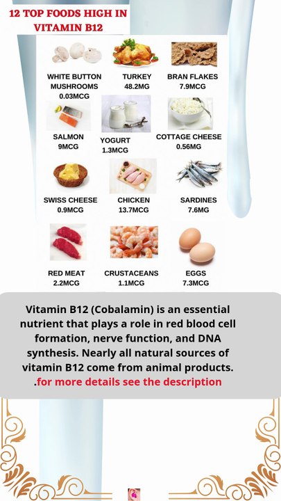 12 foods that are rich sources of vitamin B12