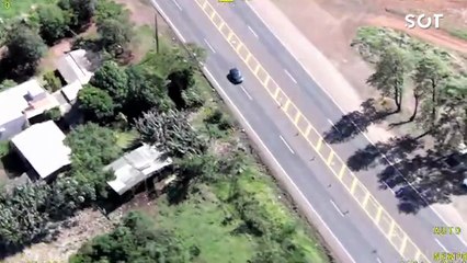 Falcão 12 intercepta Celta azul e apreende 145kg de maconha em operação no interior do Paraná