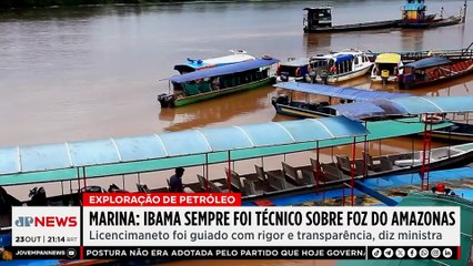 Marina Silva diz que Ibama sempre foi técnico sobre Foz do Amazonas