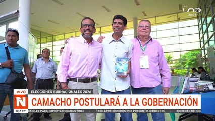 CAMACHO POSTULARÁ A LA GOBERNACIÓN