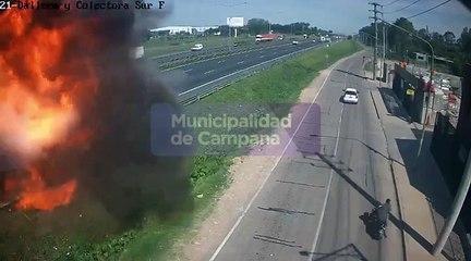 Así fue el choque fatal en Panamericana a la altura de Campana que dejó cinco muertos