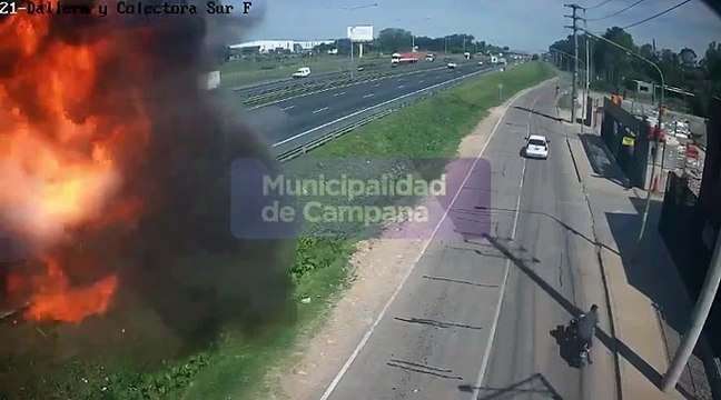 Así fue el choque fatal en Panamericana a la altura de Campana que dejó cinco muertos