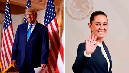 Trump: "Sheinbaum es una mujer valiente, pero México está siendo liderado por los carteles"