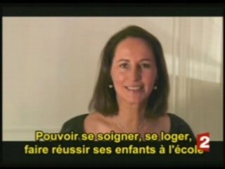 Voeux de Madames SEGOLENE ROYAL 2008