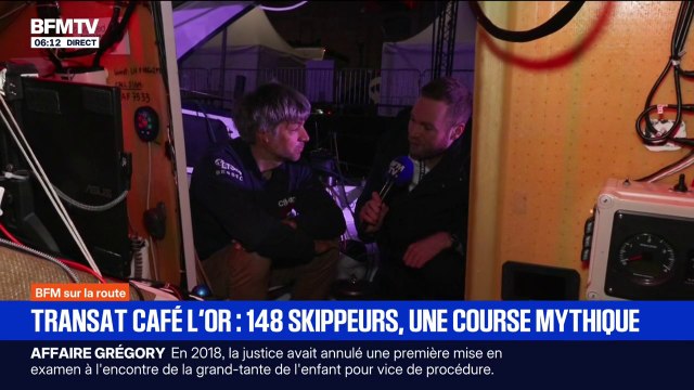 On est sur les derniers préparatifs : les 148 skippeurs de la Transat Café L'Or se préparent avant la course de dimanche