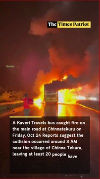 Kurnool Horror: 25+ Dead as Bengaluru-Hyderabad Bus Bursts Into Flames — Expired Fitness, Insurance, and Pollution Papers Exposed!