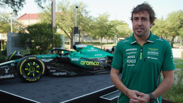 Aston Martin Aramco Unveil First-Ever Bespoke Livery - Fernando Alonso – Driver, Aston Martin Aramco Formula One Team