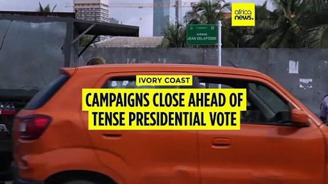 Ivory Coast: Campaigns close as Ouattara eyes fourth term