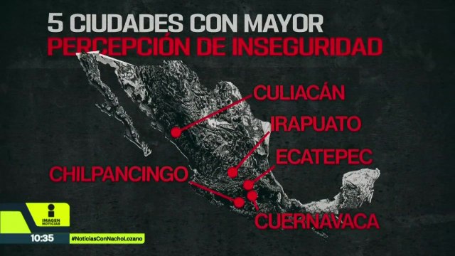 Inegi revela que las ciudades más peligrosas para vivir son Culiacán, Irapuato y Chilpancingo