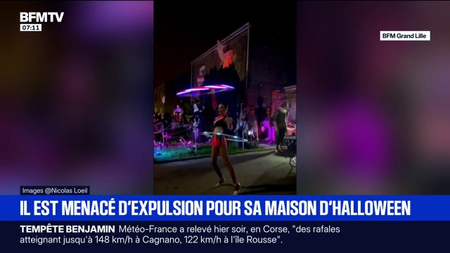 Les locataires de la maison de l'horreur de Courcelles-lès-Lens menacés d'expulsion à causes de leurs animations d'Halloween