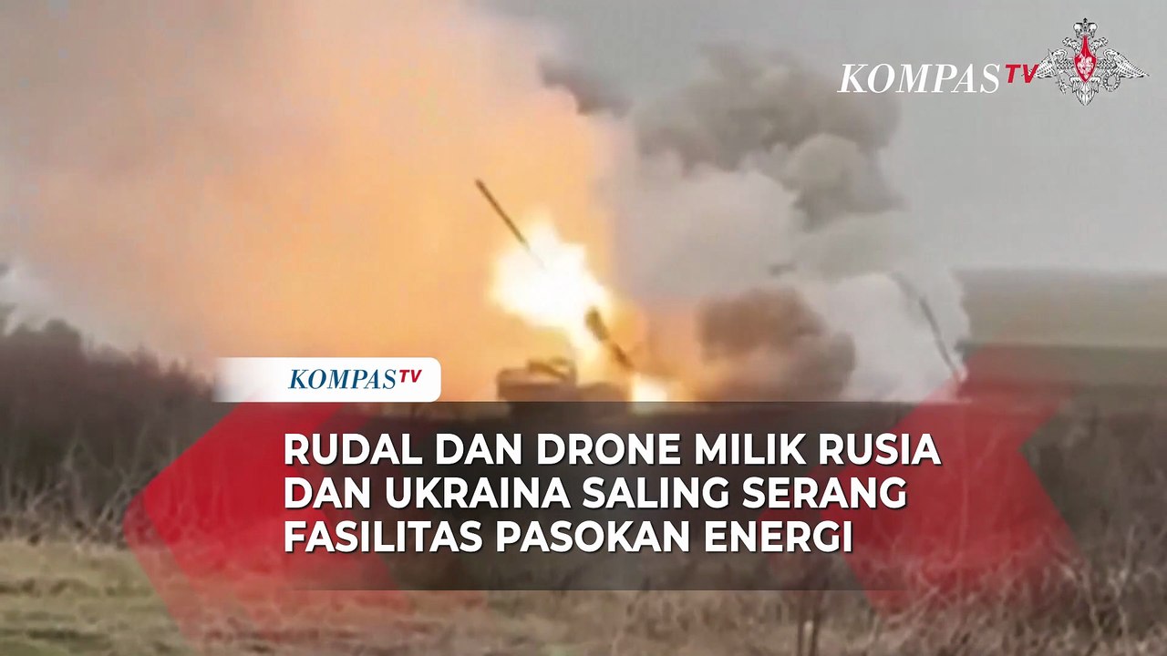 Rudal dan Drone Milik Rusia-Ukraina Saling Serang Fasilitas Pasokan Energi