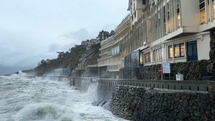 Tempête Benjamin à Granville - Manche 2025