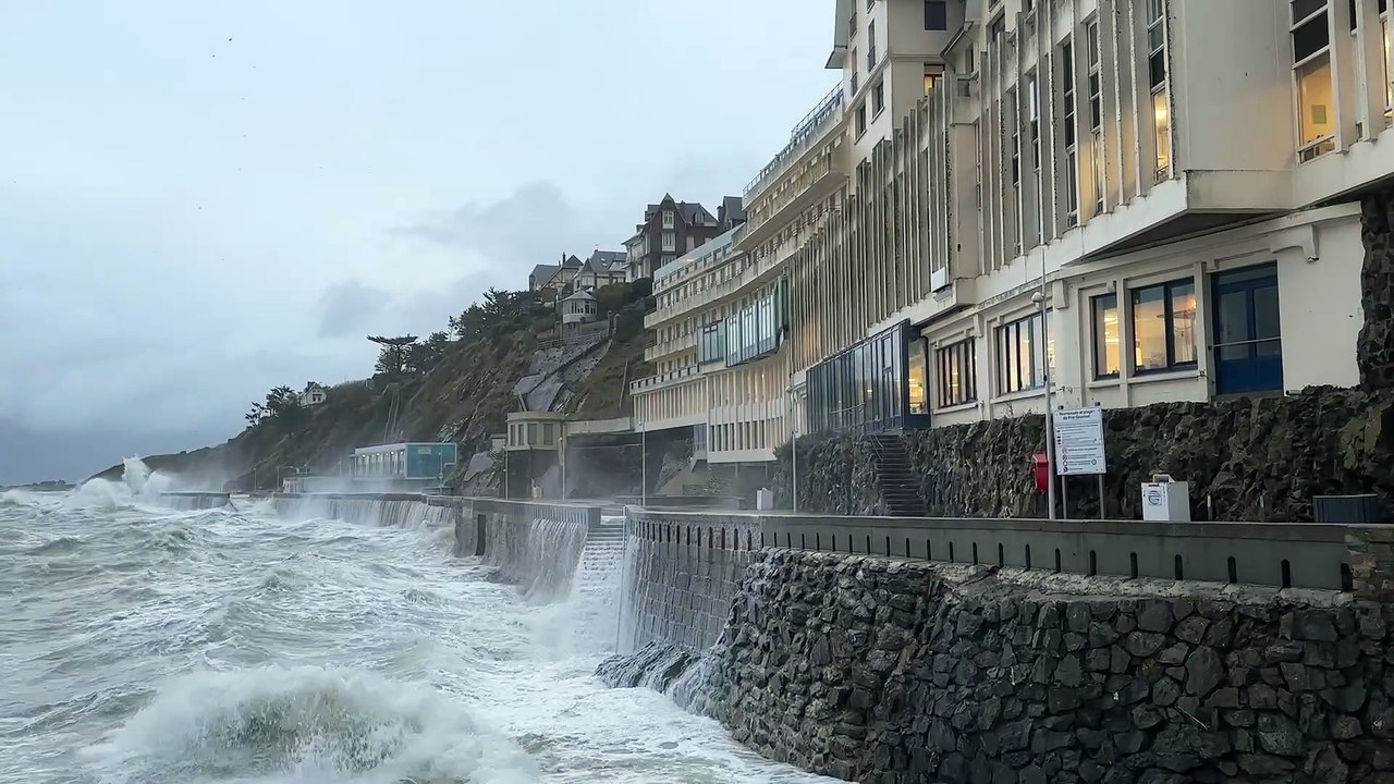 Tempête Benjamin à Granville - Manche 2025