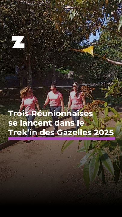 Trois Réunionnaises se lancent dans le Trek'in des Gazelles 2025