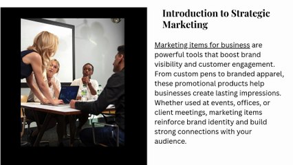 Strategic Marketing Essentials Boosting Business Growth Through E ective Item Promotion