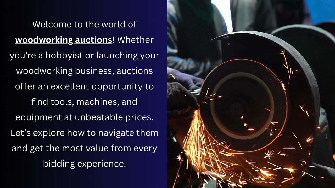 Beginner’s Guide to Woodworking Auctions Machines, Tools, and Tips