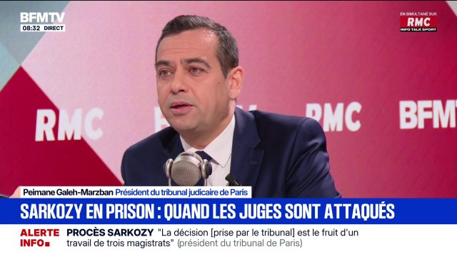 Menaces sur la présidente du tribunal après le procès Sarkozy: C'est quelque chose d'inacceptable , dit Peimane Ghaleh-Marzban, président du tribunal judiciaire de Paris