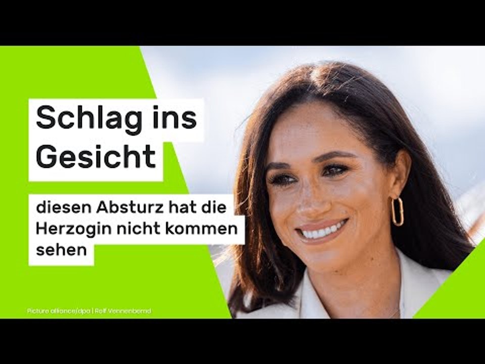 Meghan Markle: Schlag ins Gesicht - diesen Absturz hat die Herzogin nicht kommen sehen