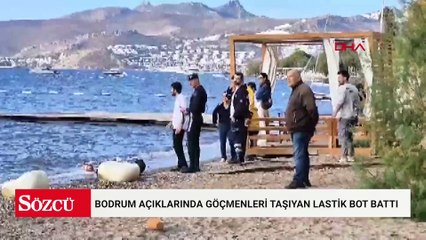 Bodrum'da kaçak göçmenleri taşıyan bot battı; 7 ölü