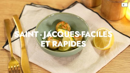 Saint-Jacques faciles et rapides