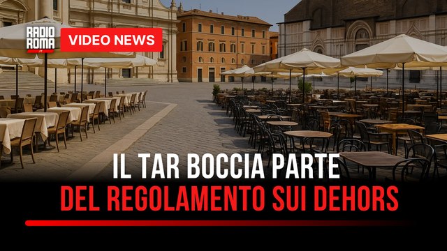 Il Tar boccia parte del regolamento sui dehors