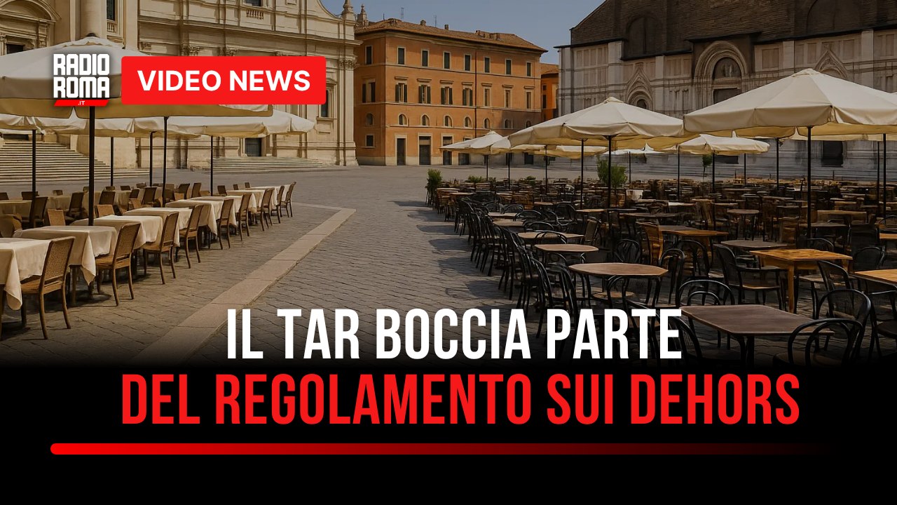 Il Tar boccia parte del regolamento sui dehors